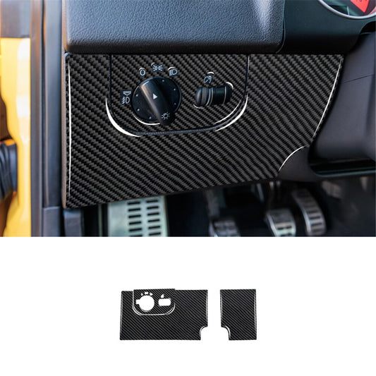3Pcs Carbon Fiber Headlight adjustment Panel Cover Trim for Audi TT 8N 2001-2006