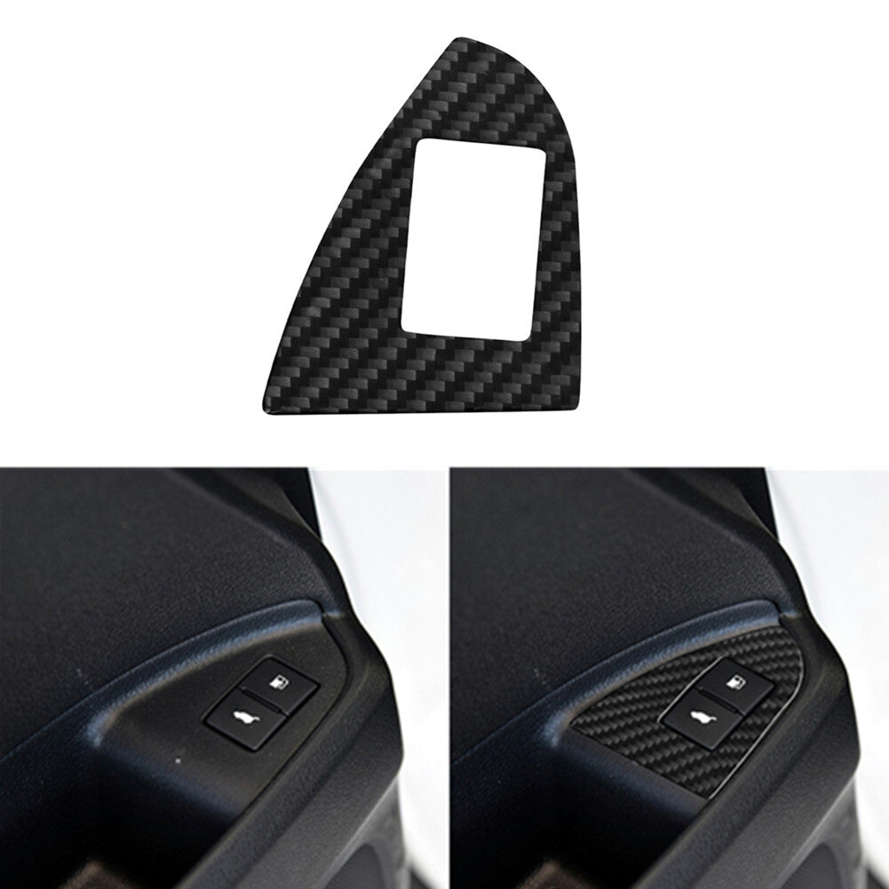 Carbon Fiber Gas Tank Release Frame Cover Trim for Honda Ridgeline 2017-2020
