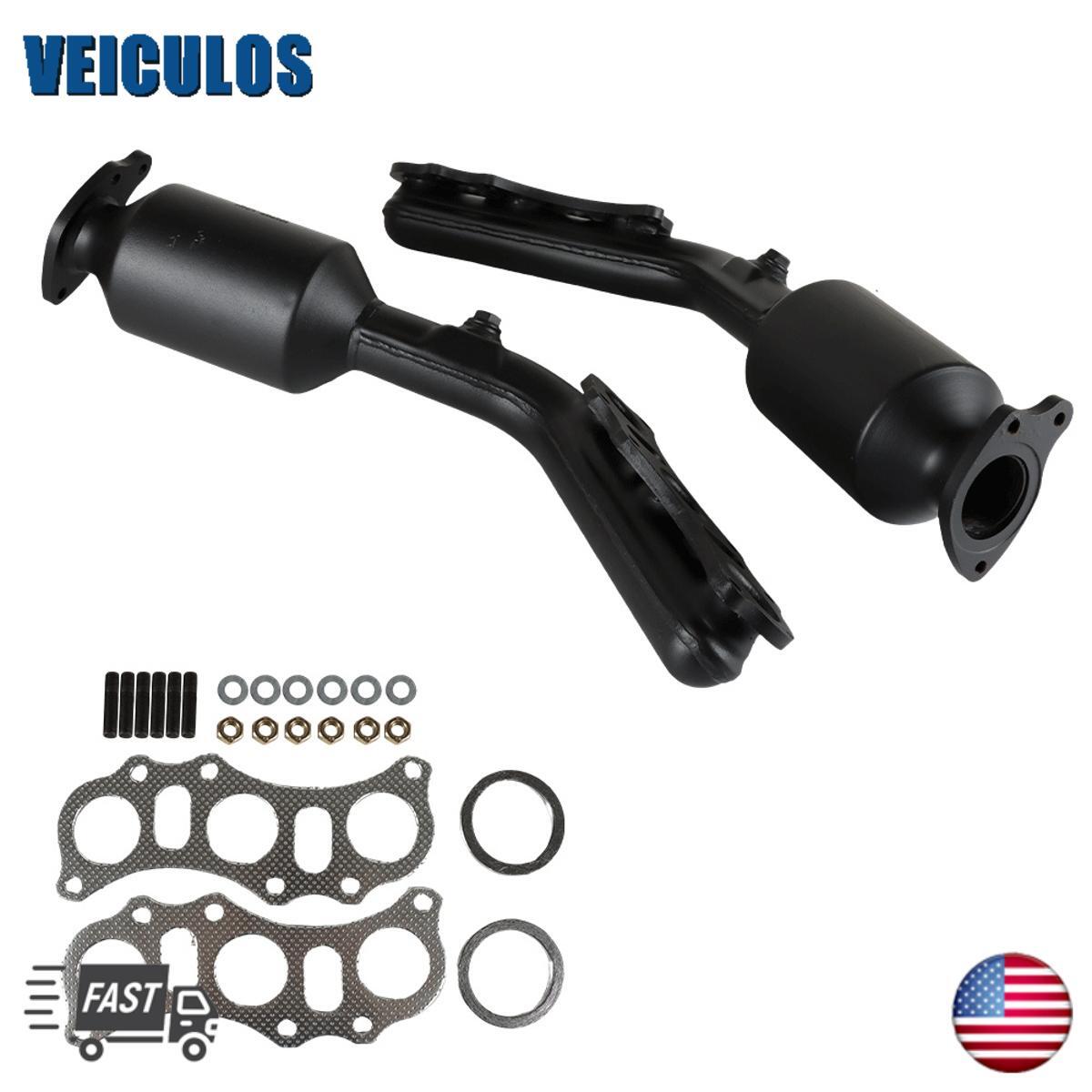 Pair Front Catalytic Converter For 2005-2011 for Toyota Tacoma 4.0L Left  Right
