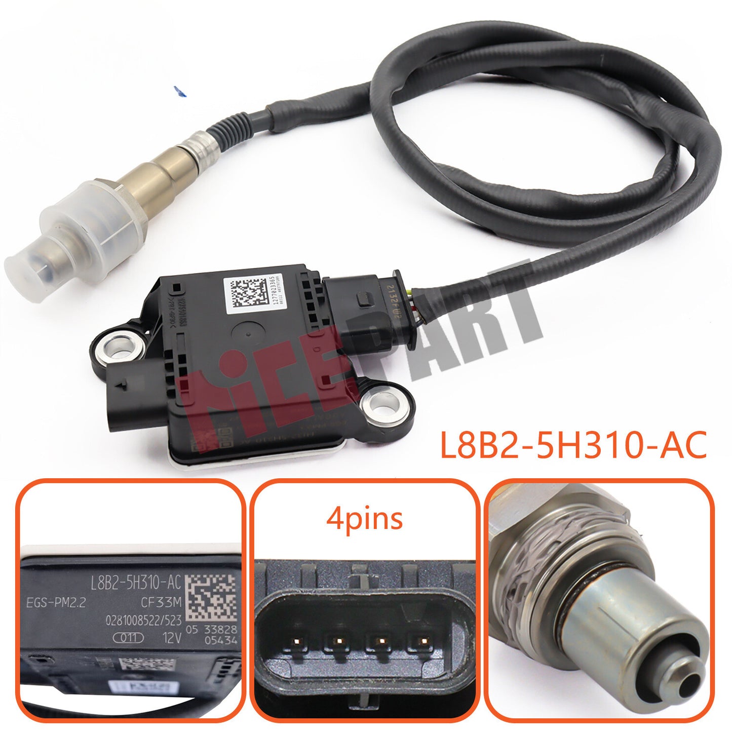Particulate matter sensor L8B2-5H310-AC compatible with for Land Rover for Range Rover L560