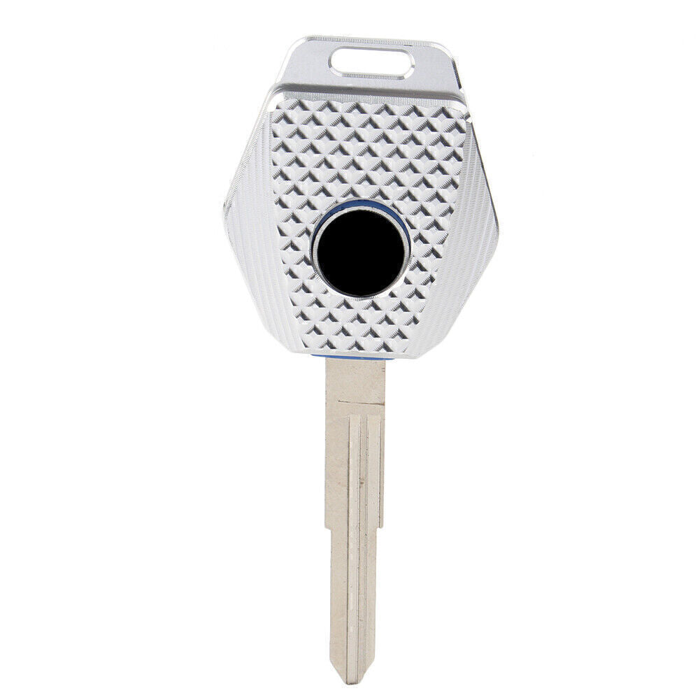 CNC Aluminum Key Ring Cover Case for Honda VFR800 CB600 CBR1000RR Sliver