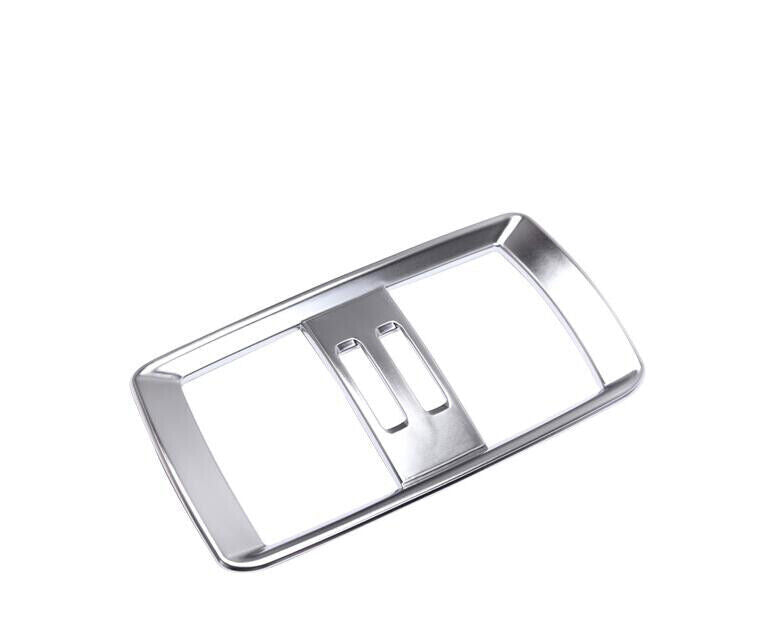 for BMW X3 F25 2011-2017 ABS Silver Back Row Air Outlet Vent Frame Cover Trim 1P