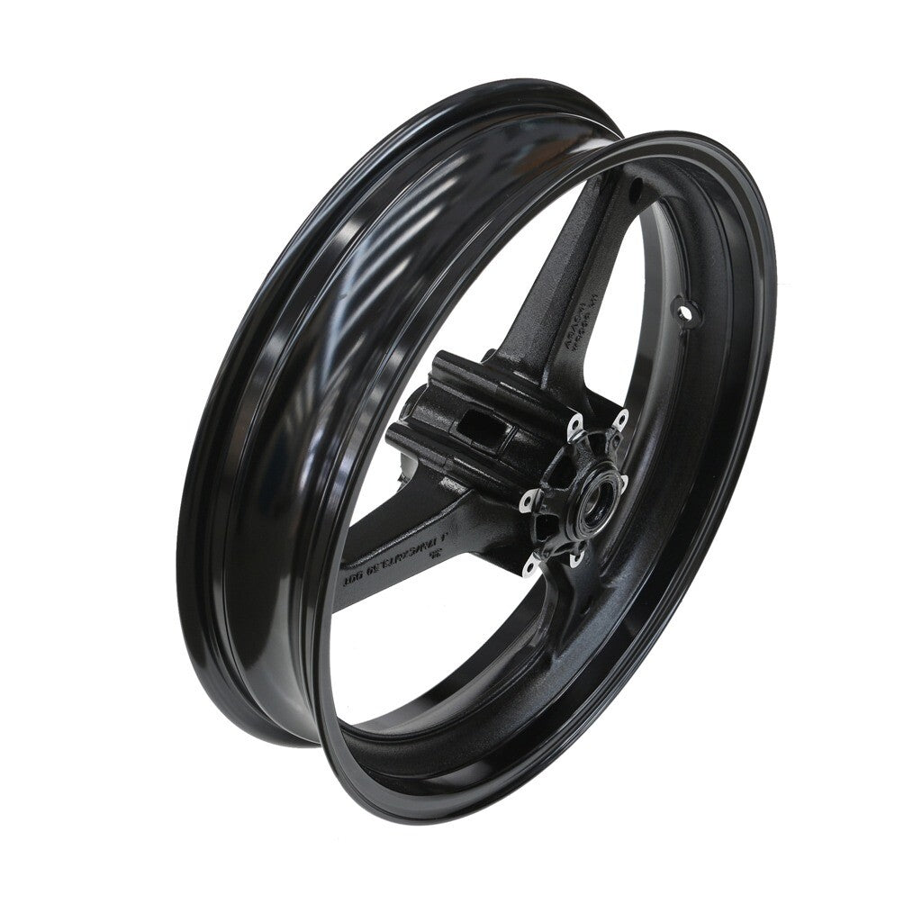 CBR600RR 07-19 Gloss Black Forged Front Wheels, Tubeless, 17 x 3.5 for Honda