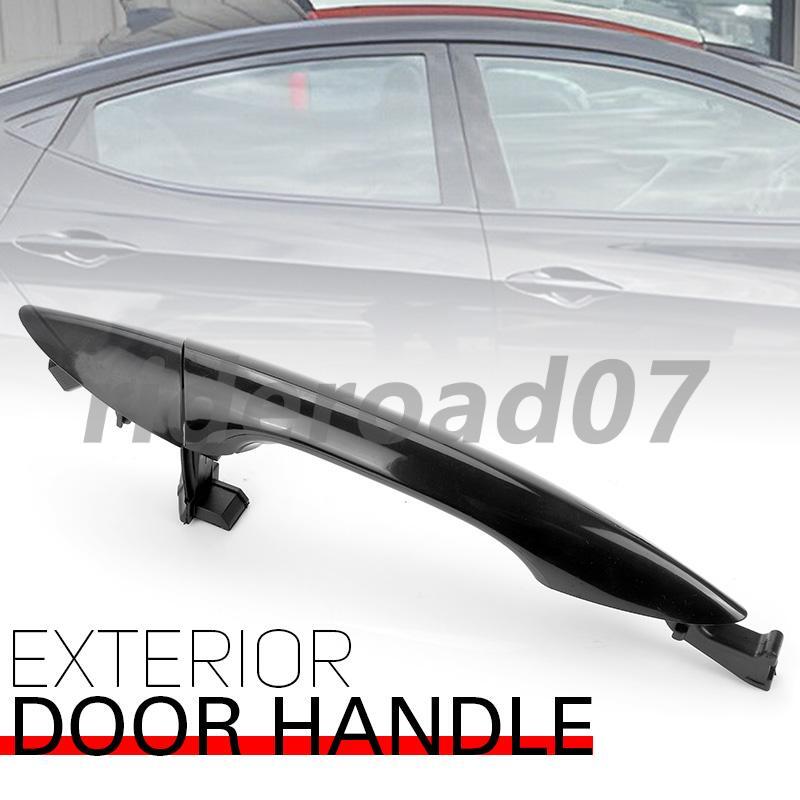 Front Right Exterior Door Handle Black Fit 2011-2016 for Hyundai for Elantra 826613X000