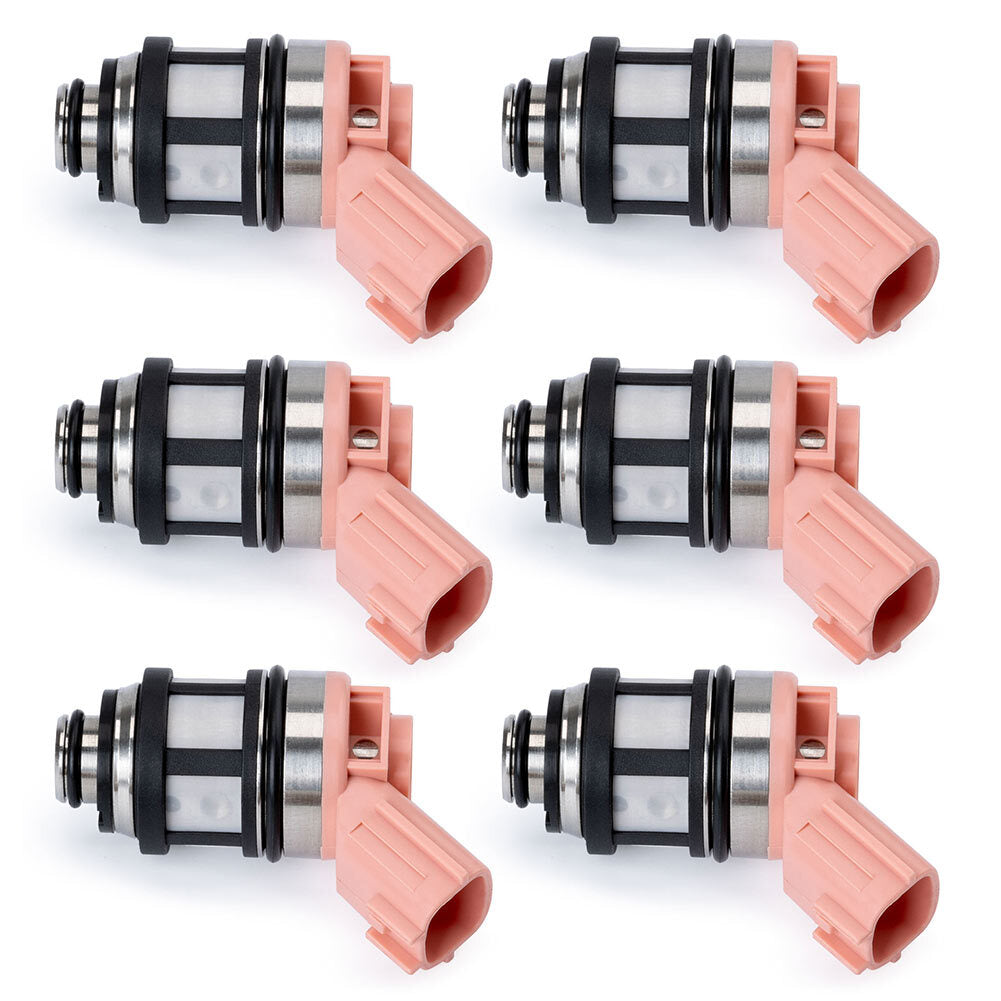Set 6 Fuel Injectors 166001800 for Nissan Xterra Frontier for INFINITI QX4 1996-2004