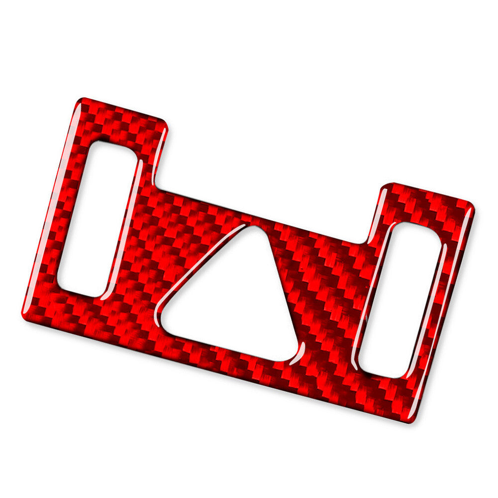 Mergency Light Button Frame Trim Fit for Kia K3 Forte 2019-2021 Carbon Fiber Red