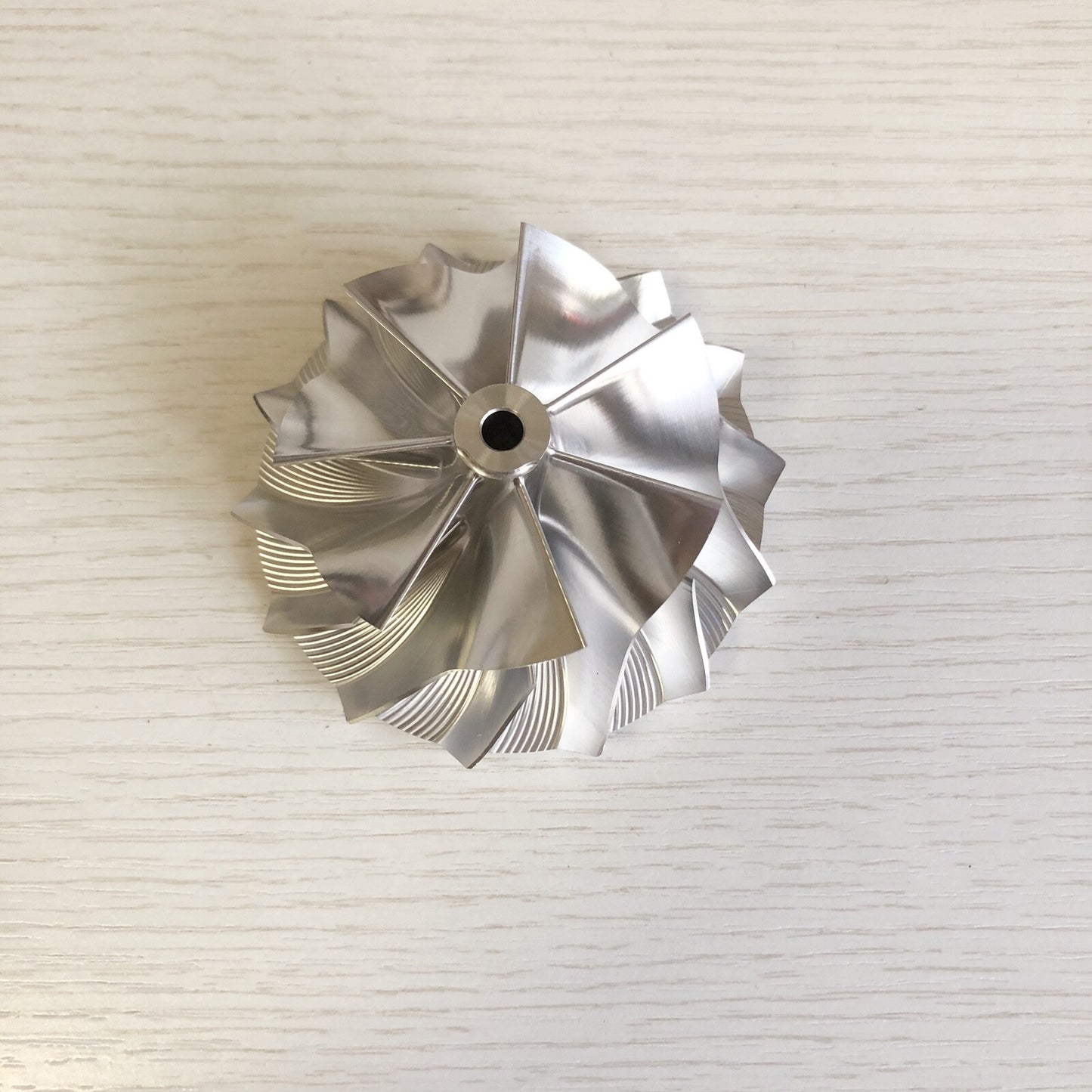 B03G Reverse 62.00/82.00 mm 7+7 Blade Performance Turbine Blank Compressor Wheel