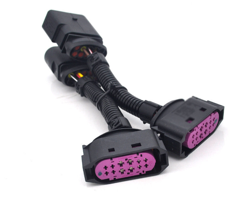 Retrofit halogen to xenon Head light cable wire adaptor for vw R32 GTI MK4 for bora