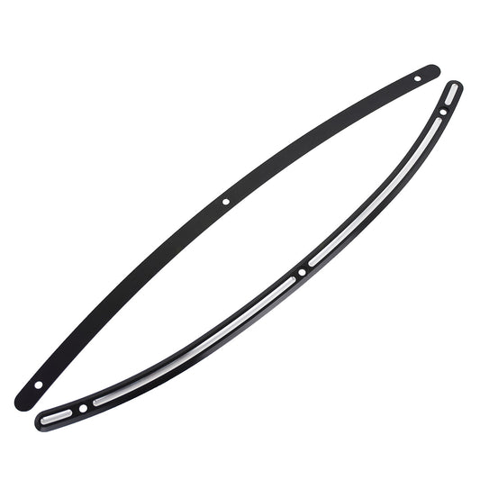 Black CNC Windscreen Windshield Trim for Harley Touring Electra Glide 1996-2013