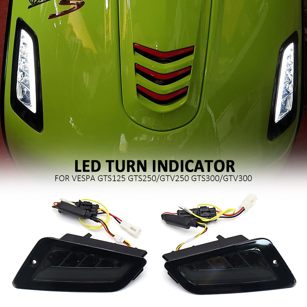 Motorcycles LED Rear and Front Turn Signal Light For Vespa GTS 150 Tail Light