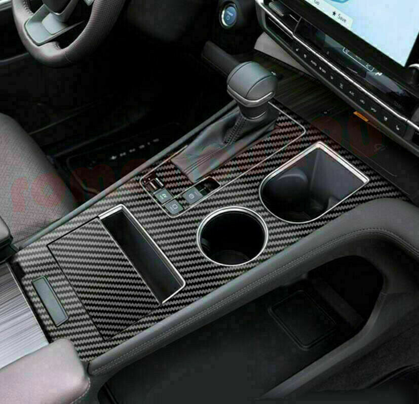 for Toyota for Sienna 2021-2023 Carbon Fiber Style Inner Gear Shift Panel Cover Trim
