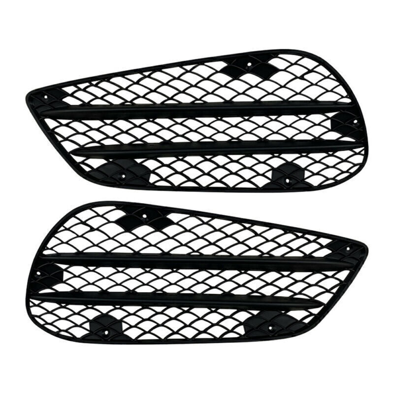 2pcs Front Bumper Grill Fog Lamp Grille Fit for Mercedes-Benz E Class W212 2013-2015