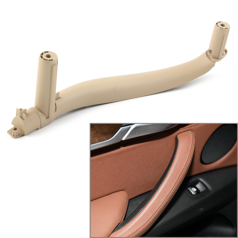 Beige Inner Left Side Door Pull Handle Trim Cover for BMW X5 X6 F15 F16 2014-18
