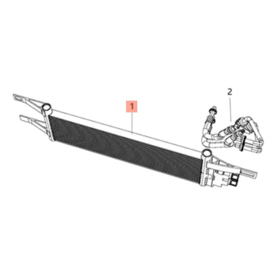 Radiator oil cooler suitable for Chrysler 300c 2011-2014