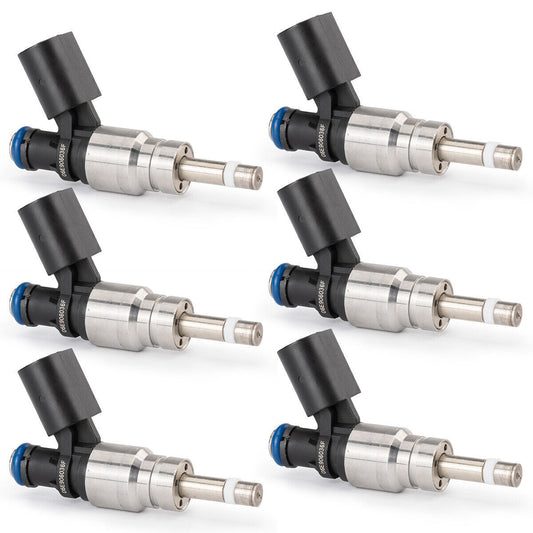 6Pcs Fuel Injector 06E906036F for Audi Q5 for A4 for A5 for A6 3.2L V6 2008-2011 0261500037