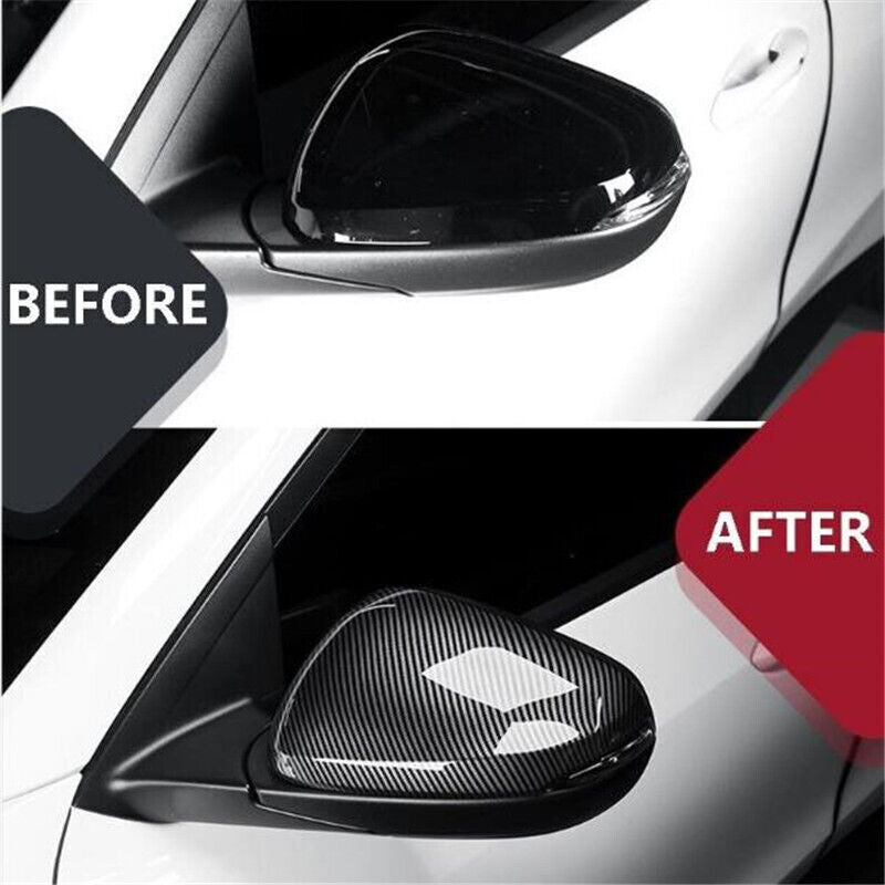 for Chevrolet Trax 2023 2024 2025 Carbon Fiber Side Rearview Mirror Cover Trim