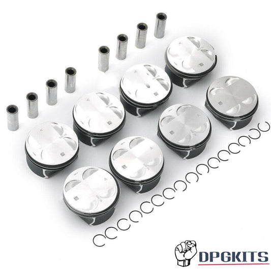 8Pcs Pistons  Rings Kit 11257543324 for BMW 550i 650i 2005-2010 E60 E61 E63 E64