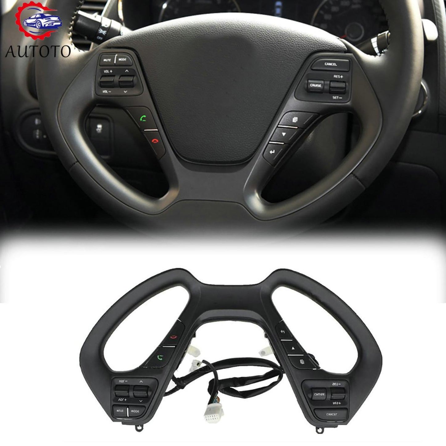 Steering Wheel Control Switch Fits for KIA K3 13-18, Forte 14-16 96710-B5000-C0