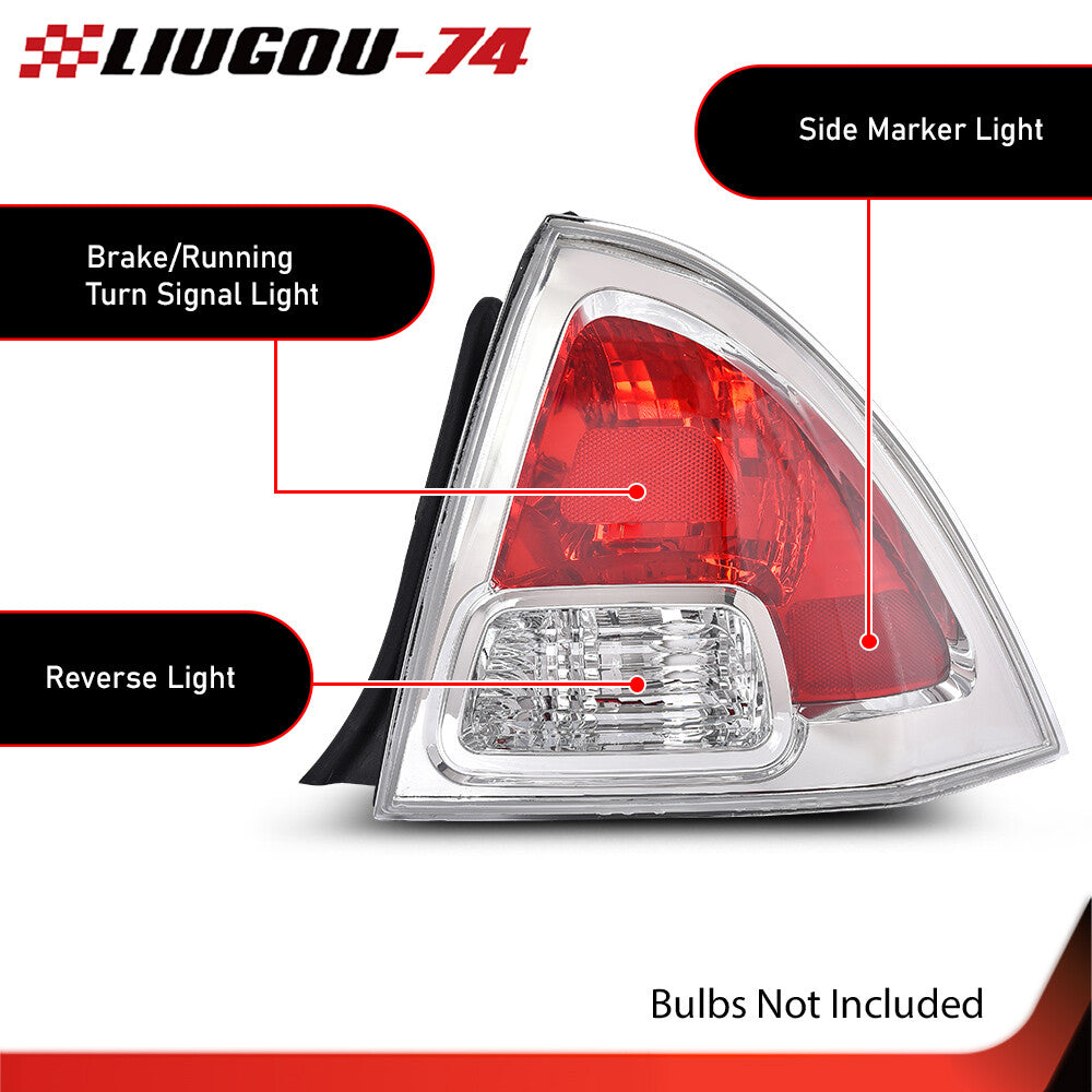 Suitable for 2006-2009 for Ford Fusion chrome taillights, new on the right side.