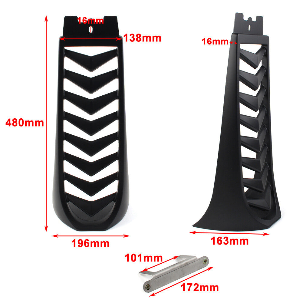 Chin Fairing Spoiler Lower Radiator Cover Fit for Harley Softail Street Bob