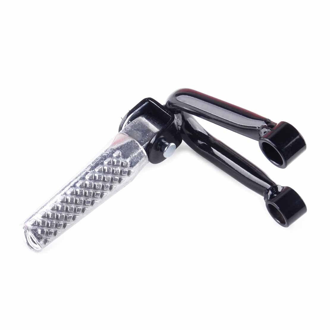 L + R Motorcycle Side Stand Set Rear Passenger Foot Pegs Pedal Bracket Refit