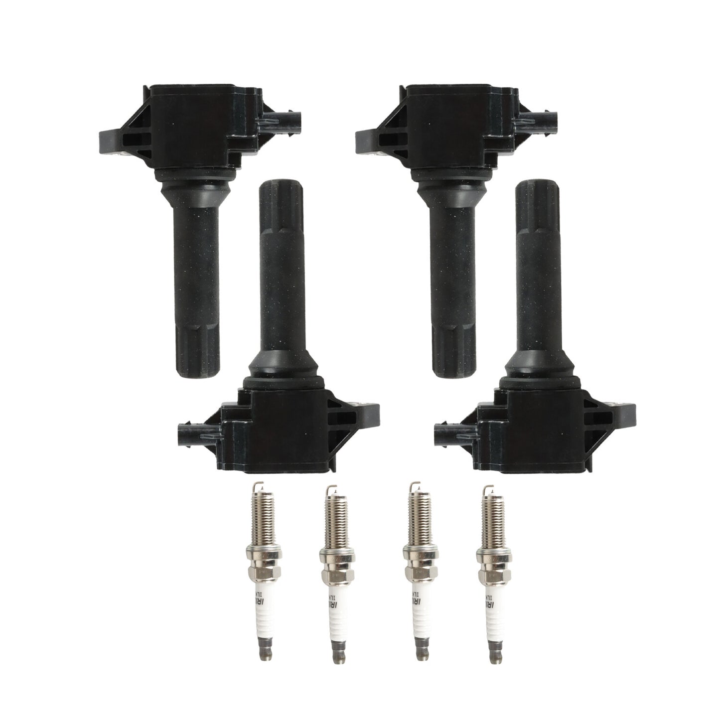 Set of 4 Ignition Coils UF724  Iridium Spark Plugs for 2014-16 for Subaru Forester