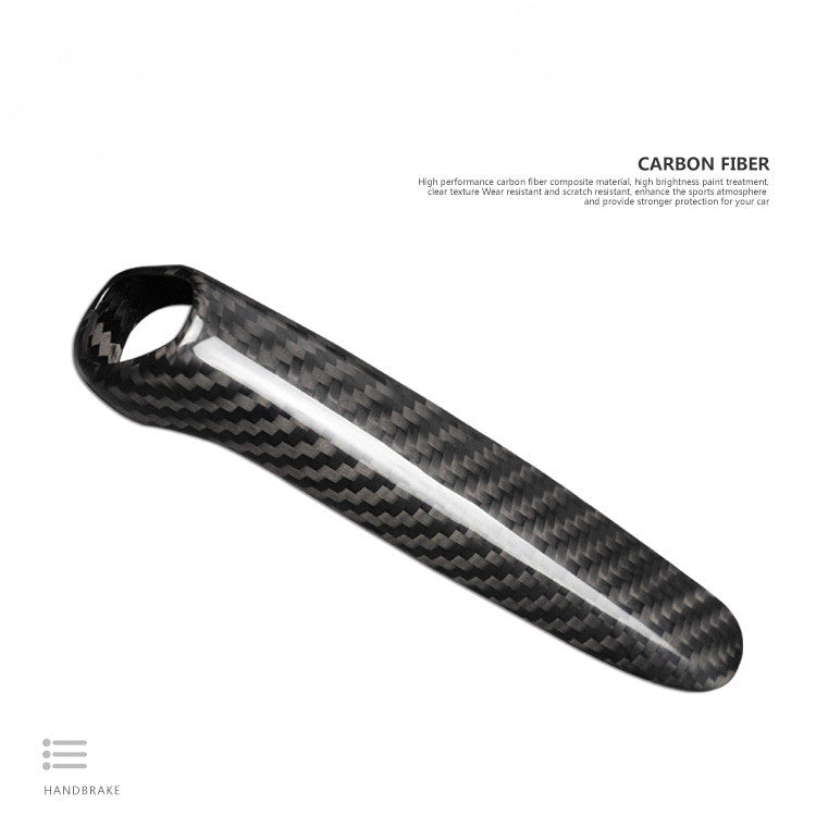 Genuine carbon fiber handbrake internal protective cover for Honda for Civic 2012 - 15