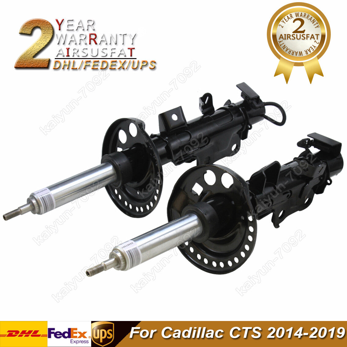 2pcs Front Air Shock Absorbers W/ Electric for Cadillac CTS 2014-2019 23247462