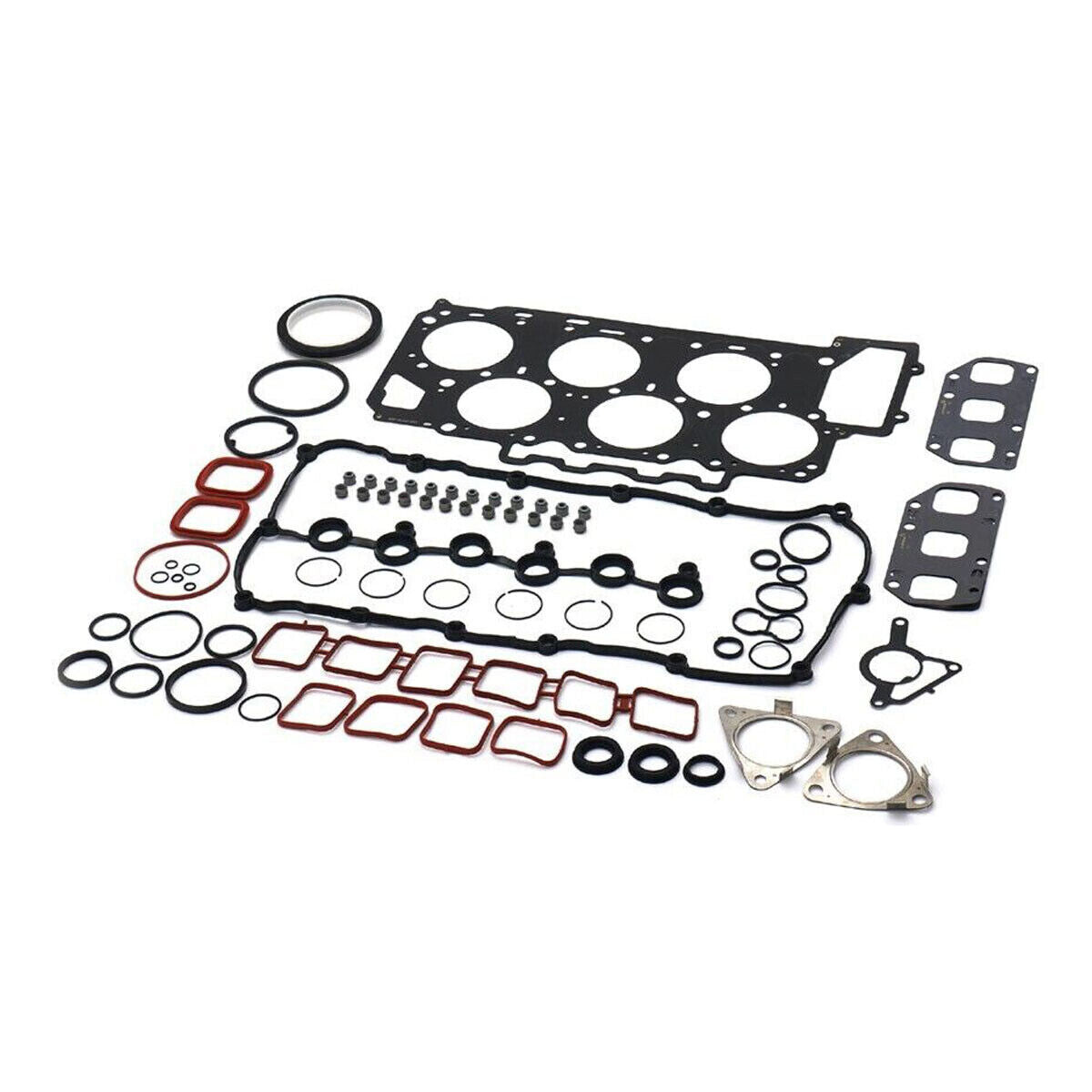 Engine Overhaul Gasket Set w/ Pistons Rings Crankshaft Main Bearing for Porsche