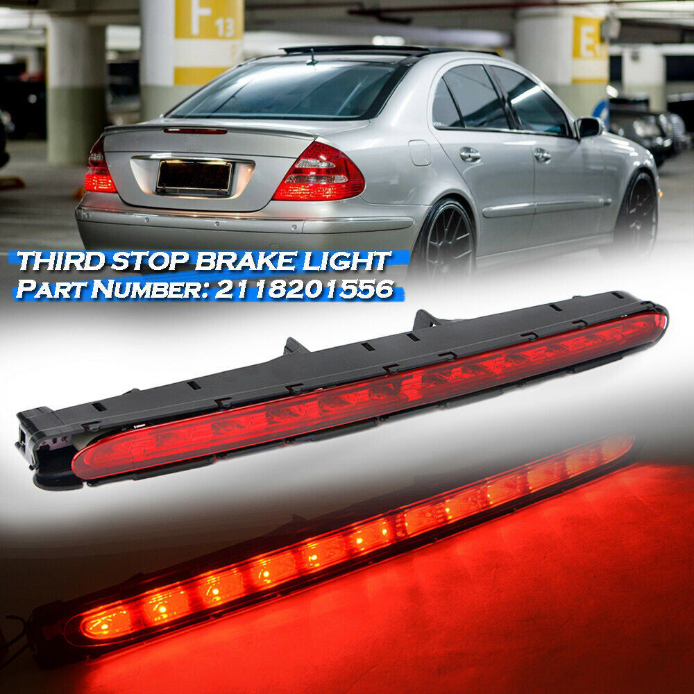 The third LED rear brake stop light is applicable to the 2003-09 for Mercedes-Benz W211.