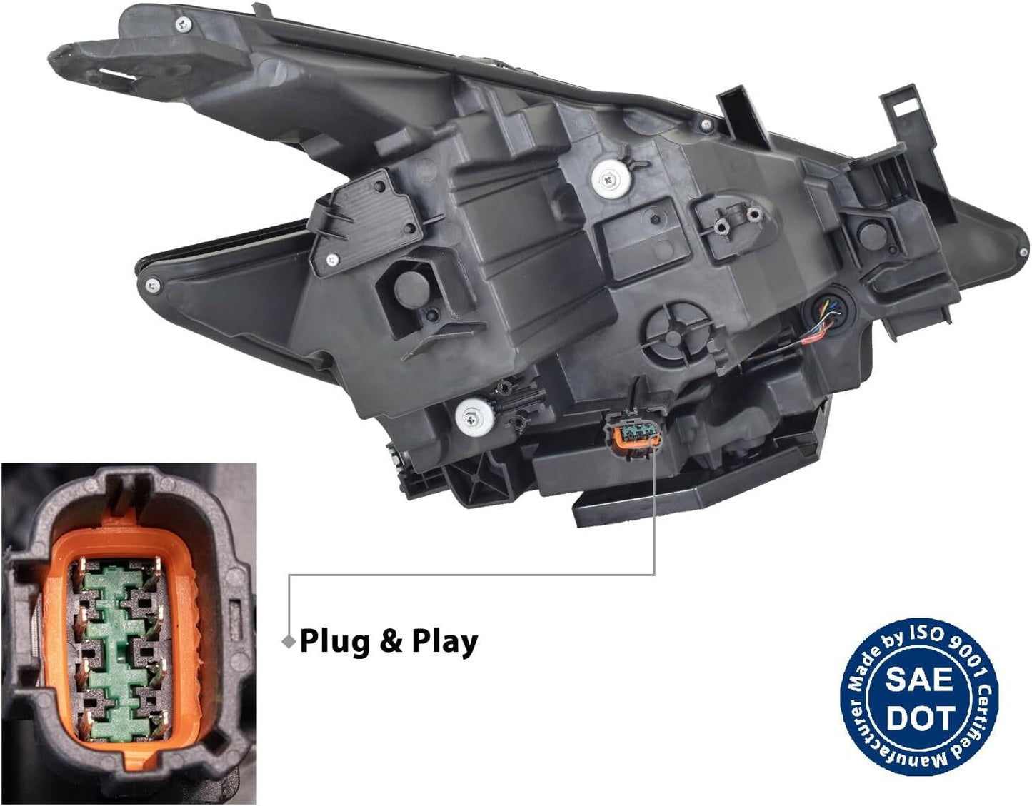 All LED Headlight Assy Driver Left Side NI2502270 for Nissan Murano 2019 - 2021