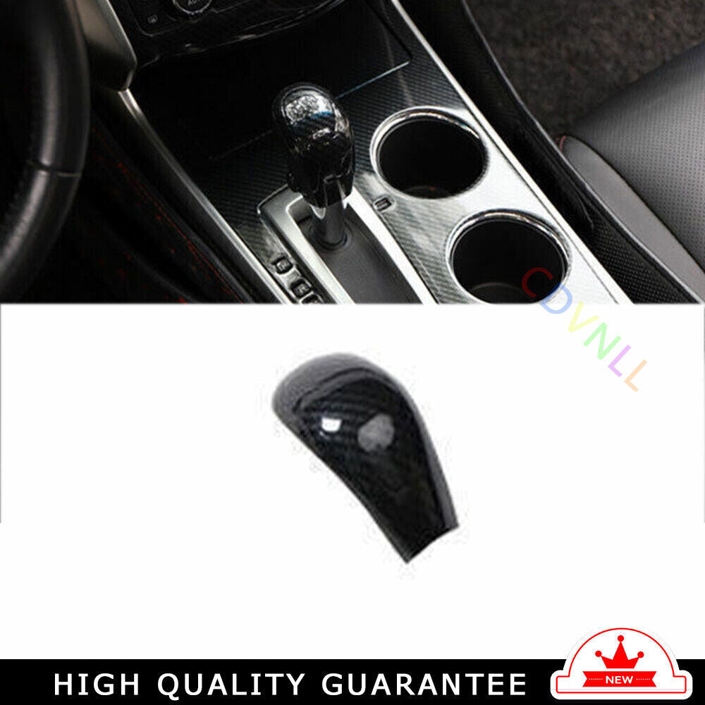Car Gear Shift Knob Head Cover Trim Inner for Nissan Altima 13-2018 Carbon Fiber