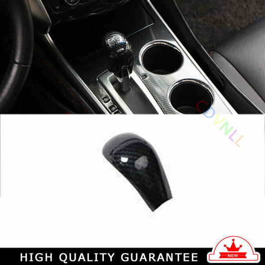 Car Gear Shift Knob Head Cover Trim Inner for Nissan Altima 13-2018 Carbon Fiber