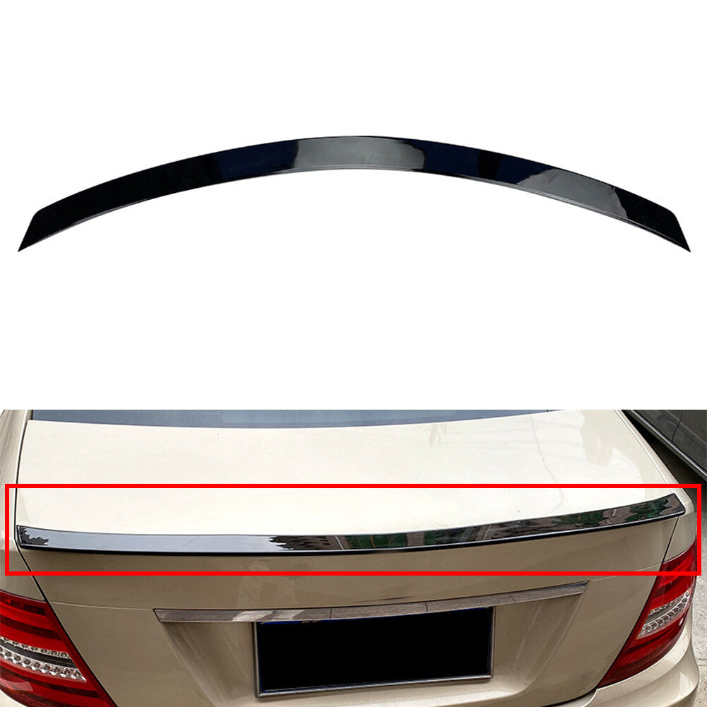 Rear Trunk Spoiler Wing for Mercedes-Benz C Class W204 4 Door Sedan 2007-2014 08