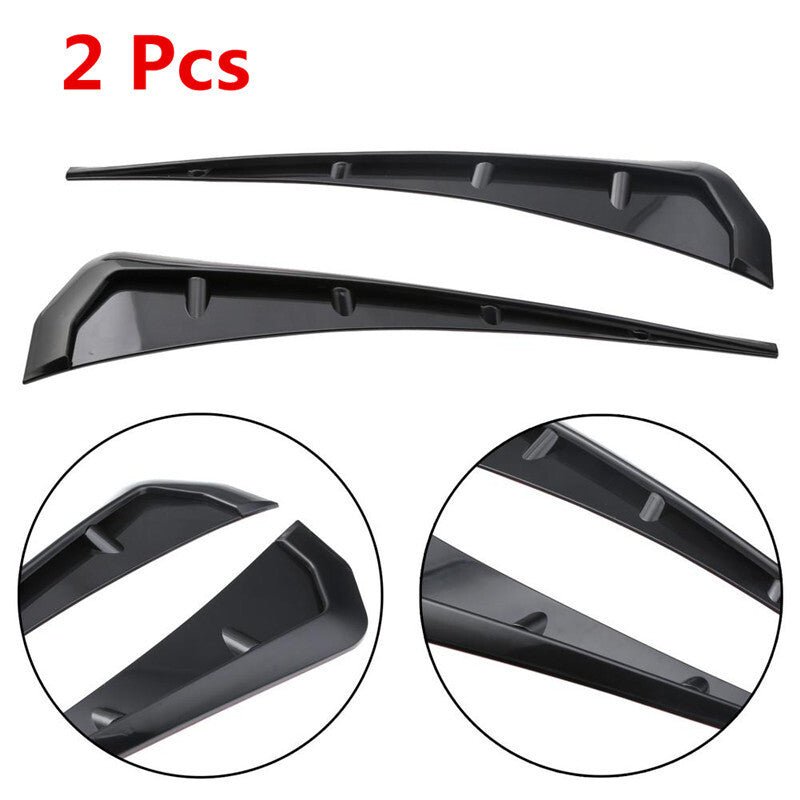 2x Universal Car Fender Breather Cover Stickers Side Strip Cap Air Flow Sticker