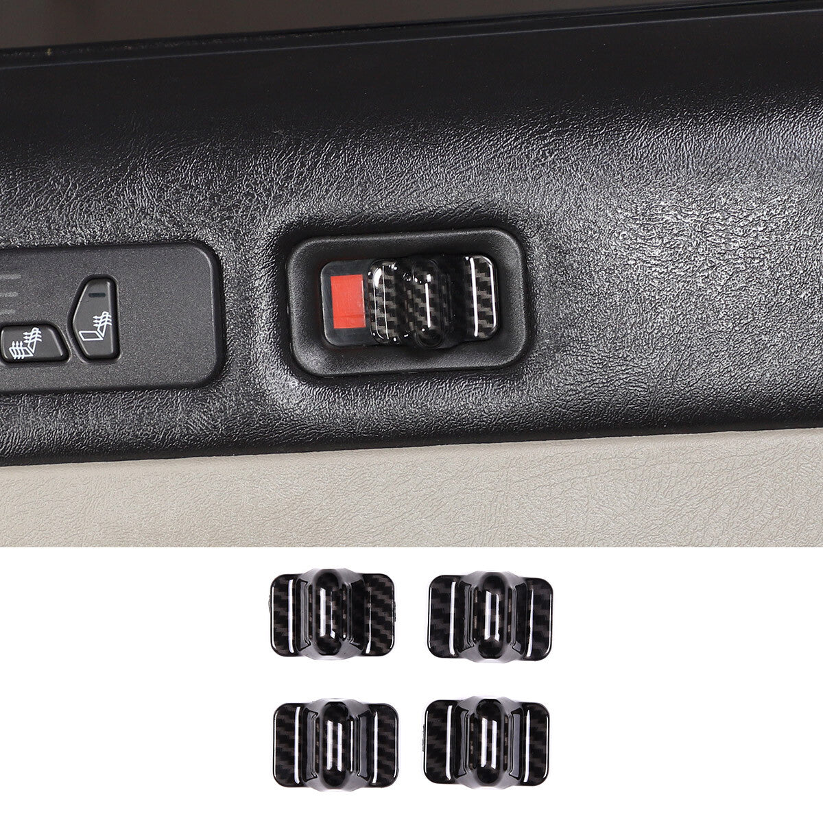 8-piece ABS carbon fiber interior trim kit suitable for Toyota 86/ for Subaru BRZ 12-20