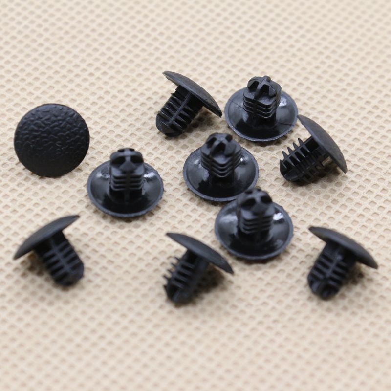 10-Piece Weatherstrip Clip Retainer Rivet for Honda 90689-SB0-013