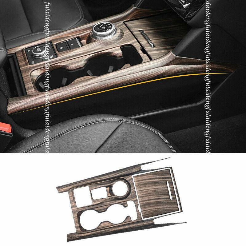 for Ford Explorer 2020-22 Matte Wood Grain console gear shift panel knob trim