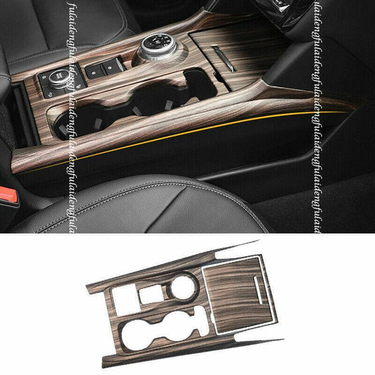 for Ford Explorer 2020-22 Matte Wood Grain console gear shift panel knob trim