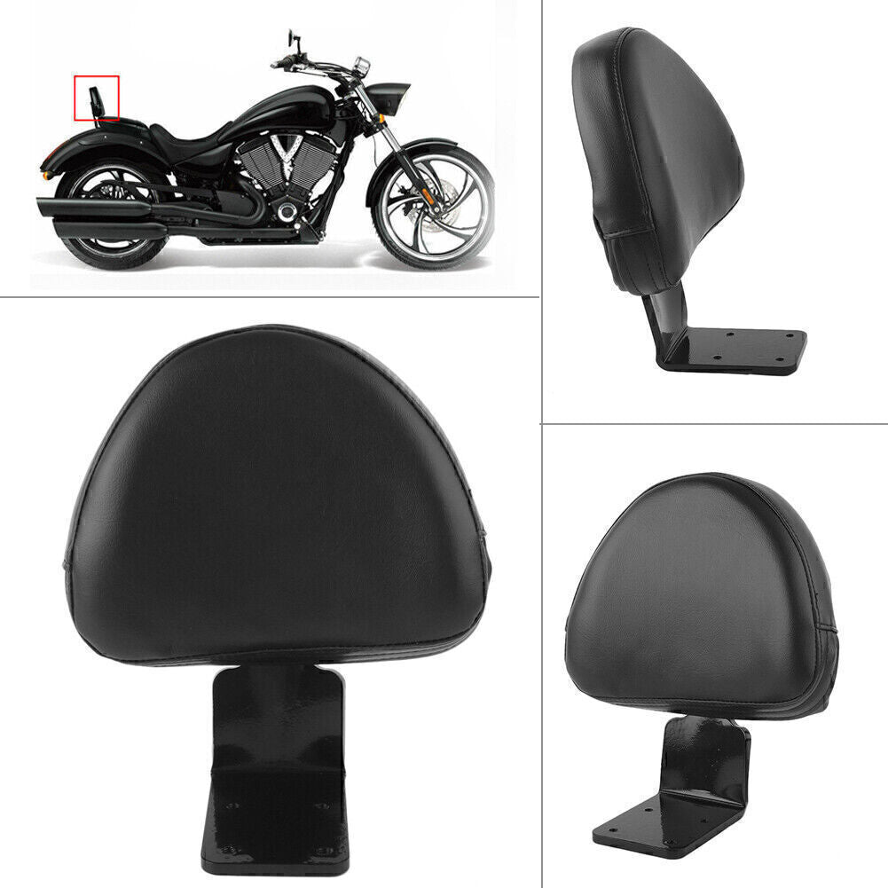 Rear Backrest Sissy Bar Cowl Black Fits Victory Vegas Kingpin High Ball Jackpot