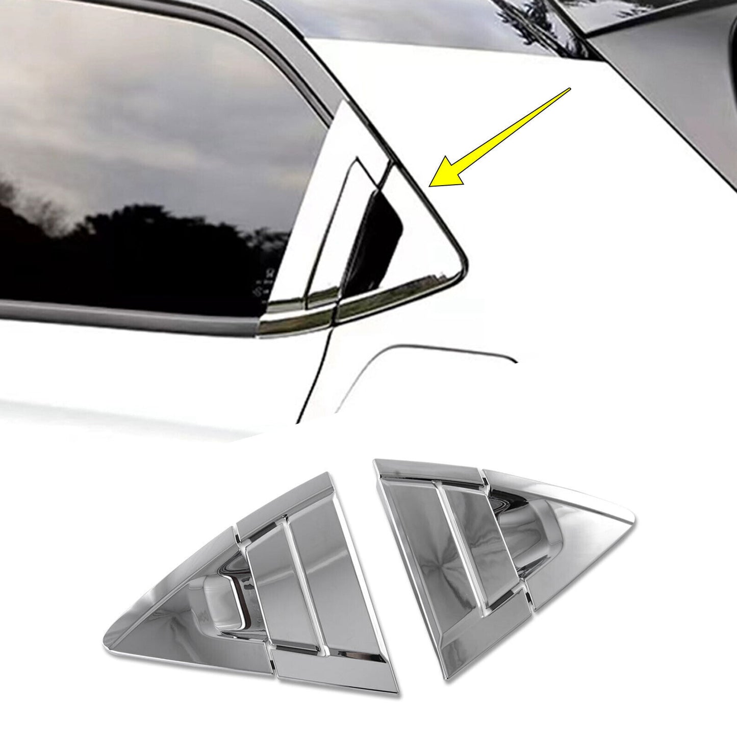 Chrome Outer Door Handle Cover+Cup Bowl Combo Trims for Honda HR-V HRV 2016-2022