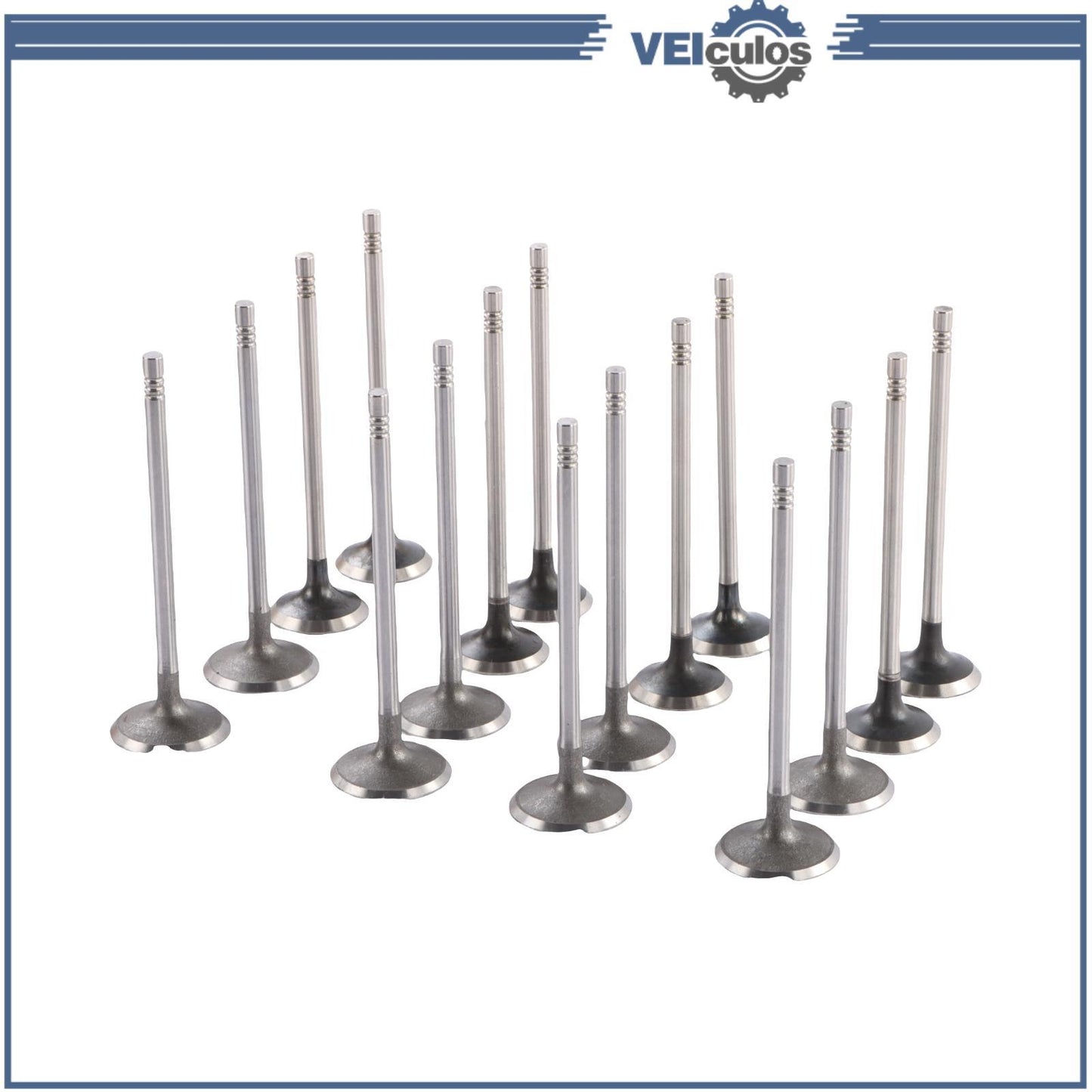16Pcs Intake Exhaust Valves For 13-19 for Buick Encore 12-19 for Chevrolet Sonic 1.4L