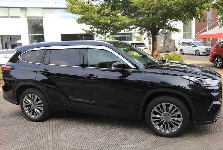 for Toyota Highlander Chrome Side Window Visor Sun Rain Shield 2020-2022 LE 6pcs