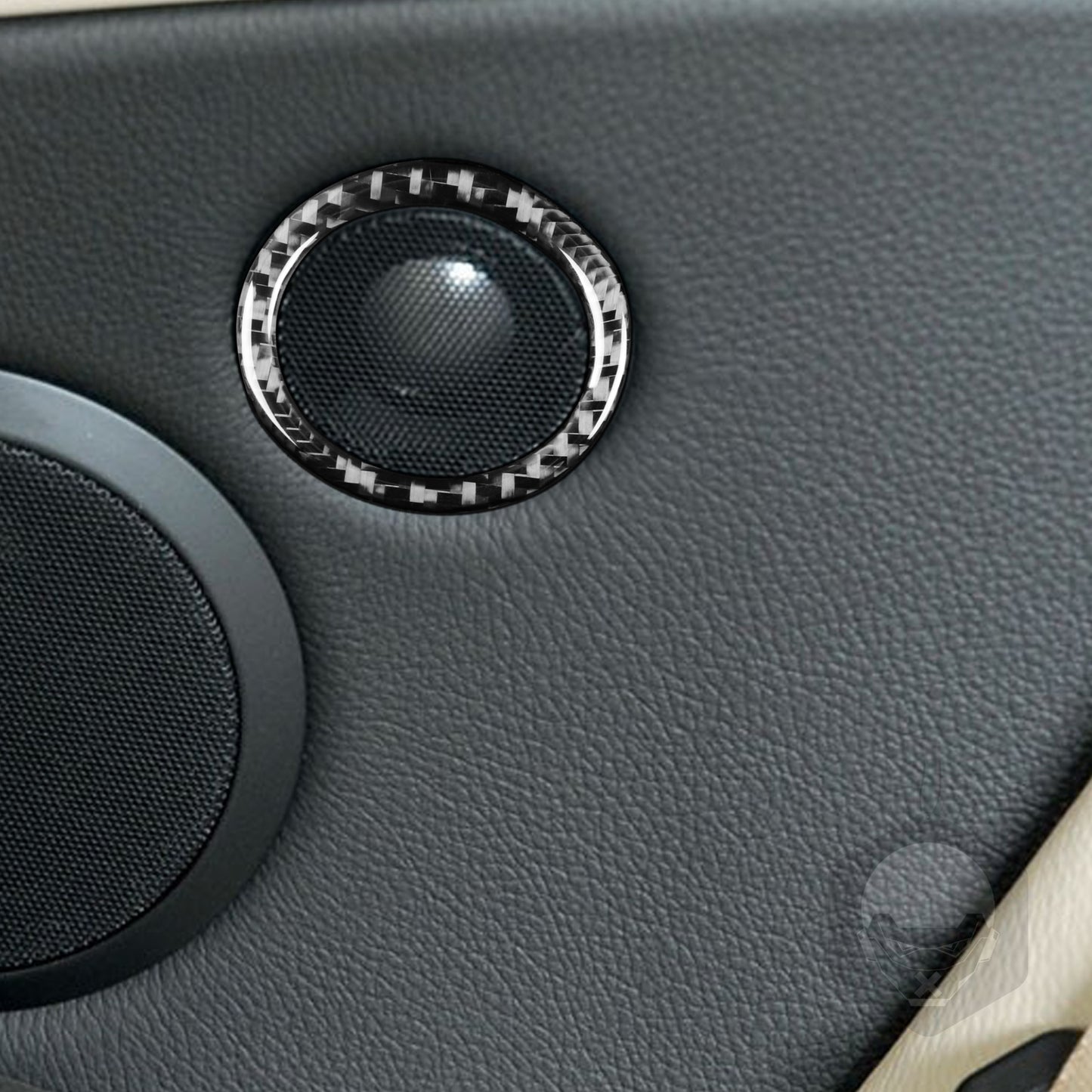 for BMW 6 Series E63 E64 2004-2010 Carbon Fiber Rear Door Audio Speaker Cover