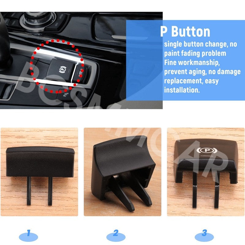 Fit for BMW F18 F12 F13 F25 F26 2009-2013 Parking Brake P Button Switch Cover