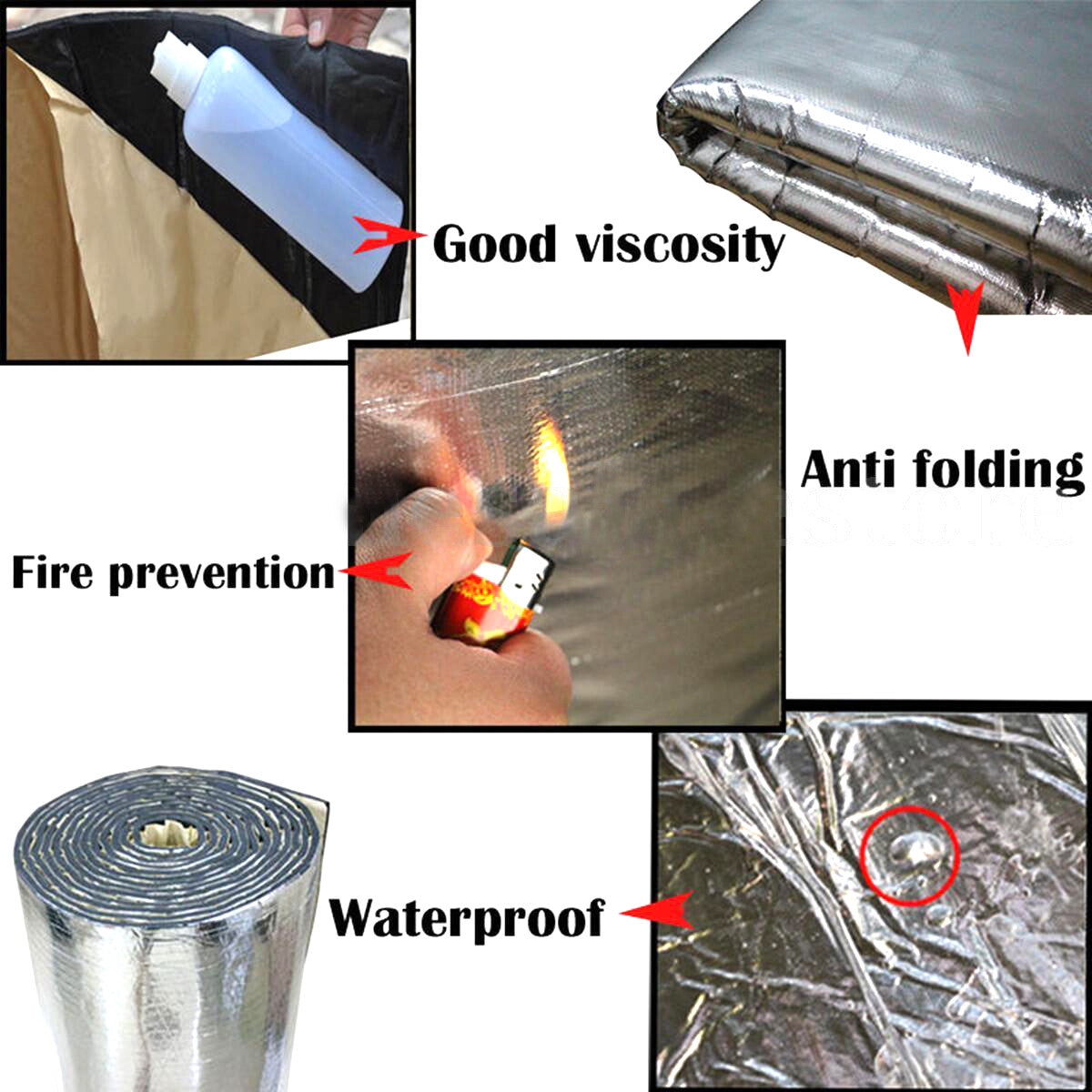 118x39 inch thermal insulation and sound insulation noise control damping pad