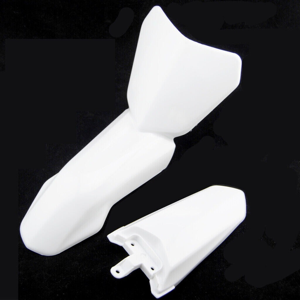 Motorcycle ABS White Plastic Body Fender Kit TTR 50cc TTR50E Pit Dirt Bikes