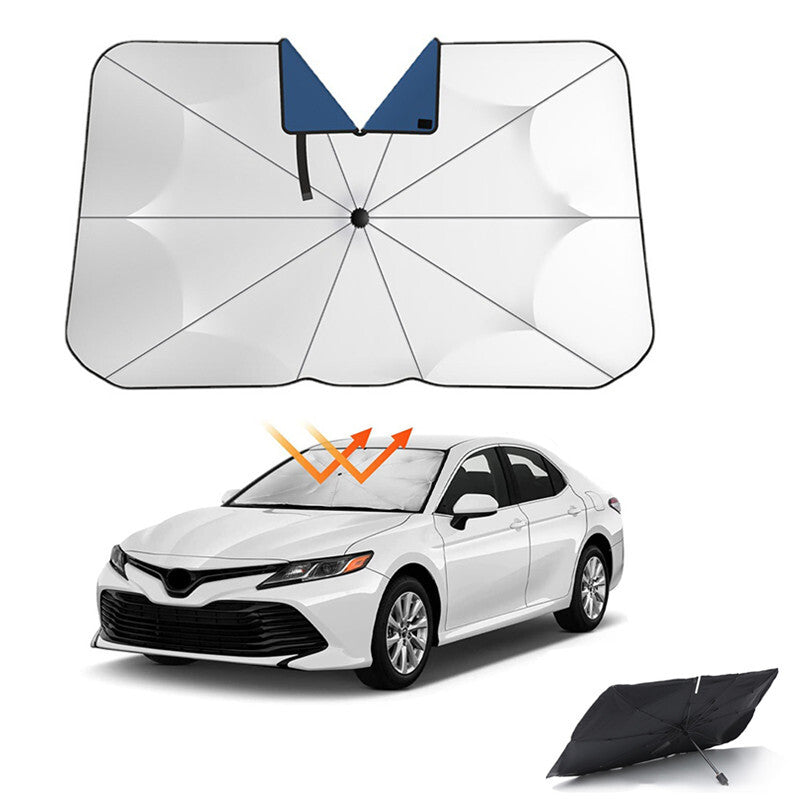 14080cm Car Sun Shade Protector Parasol Umbrella Front Window Sunshade Cover