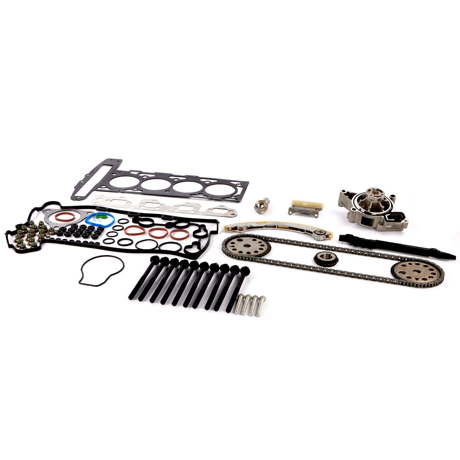 Head Gasket Bolts Timing Chain Kit Water pump For 07-08 for Chevrolet G5 HHR 2.2L