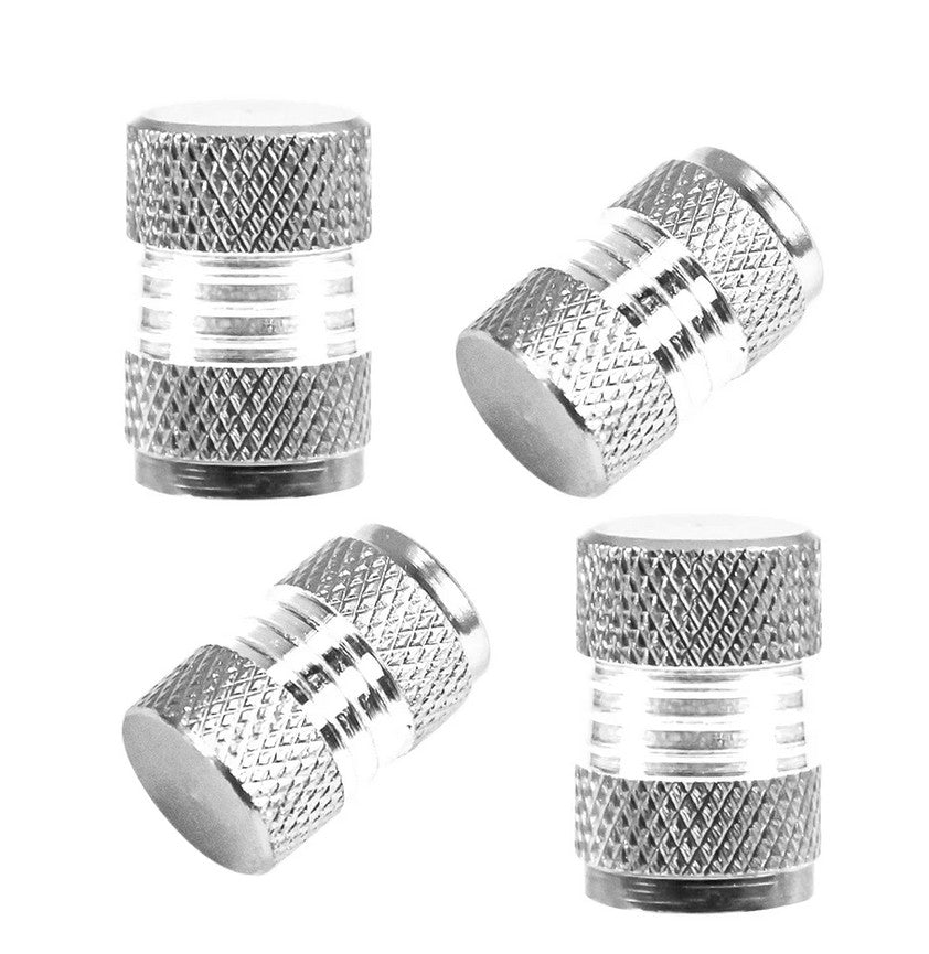 4-piece car tire valve cover rod air dust cover dustproof blue rocket for VW